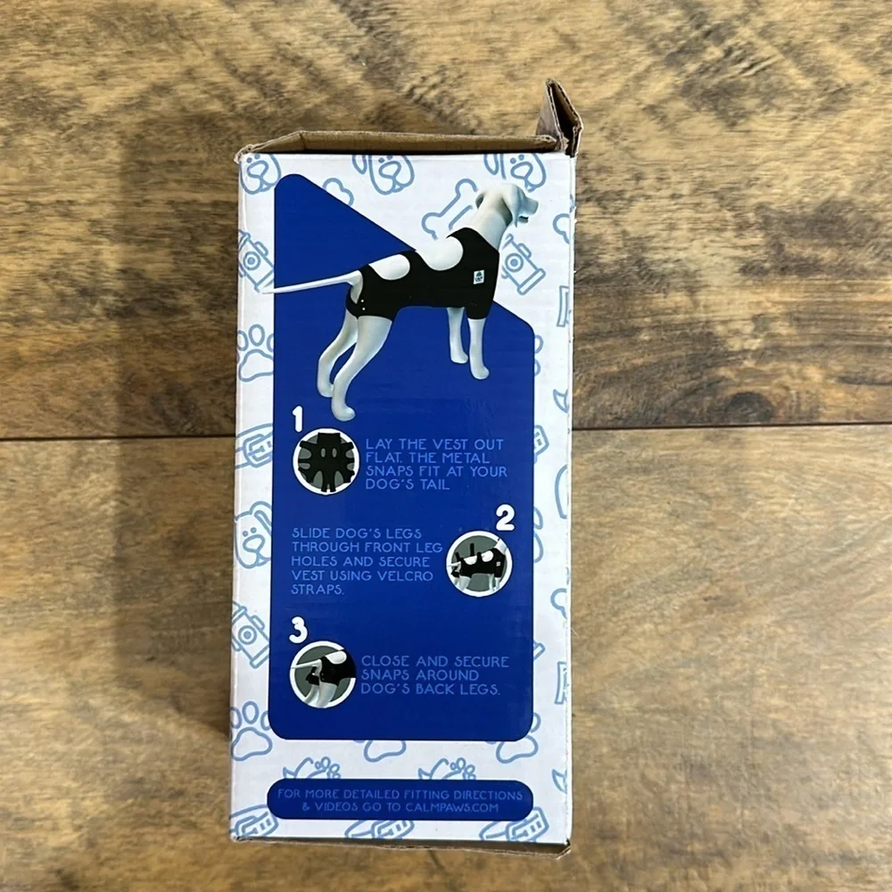 CALM PAWS Post-Surgery Recovery Vest, Size Large, NIB